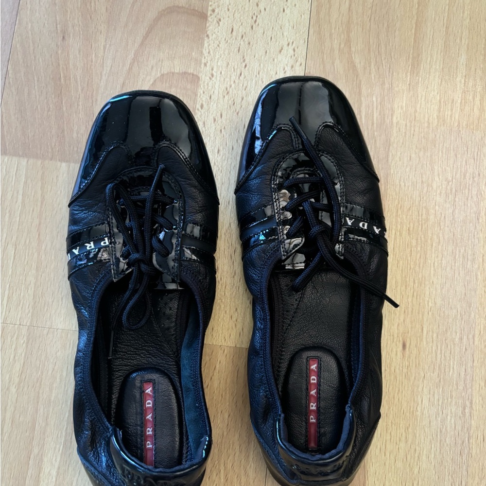 Prada Black Flat Shoes